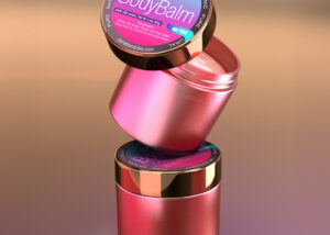a gci generated image of a nice and beauty body balm product